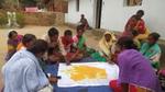 Community members dicussing plans in Bastar